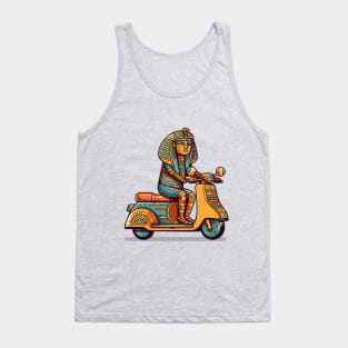 Pharaoh on Moped - Spooky Month Edition Tank Top